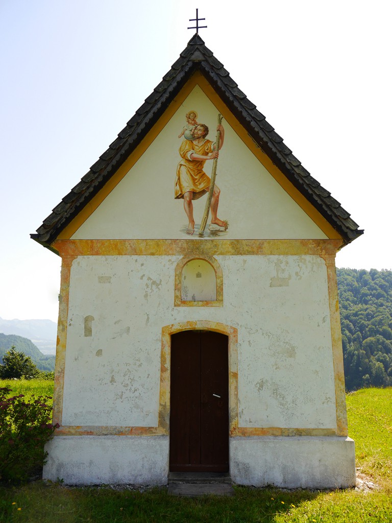 Außenansicht der Kapelle auf dem Trojerhof